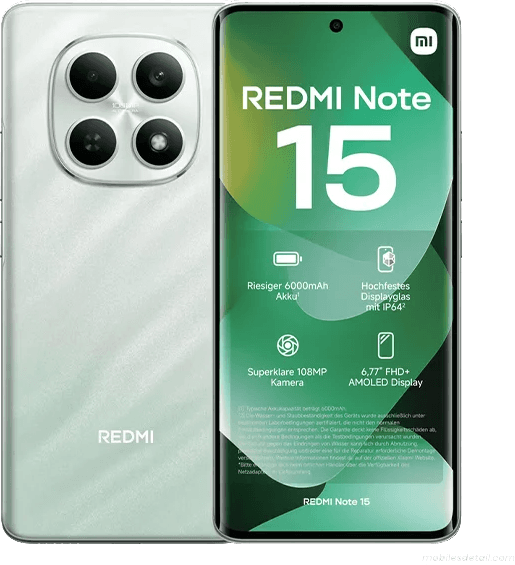 REDMI Note 15 4G 機身圖